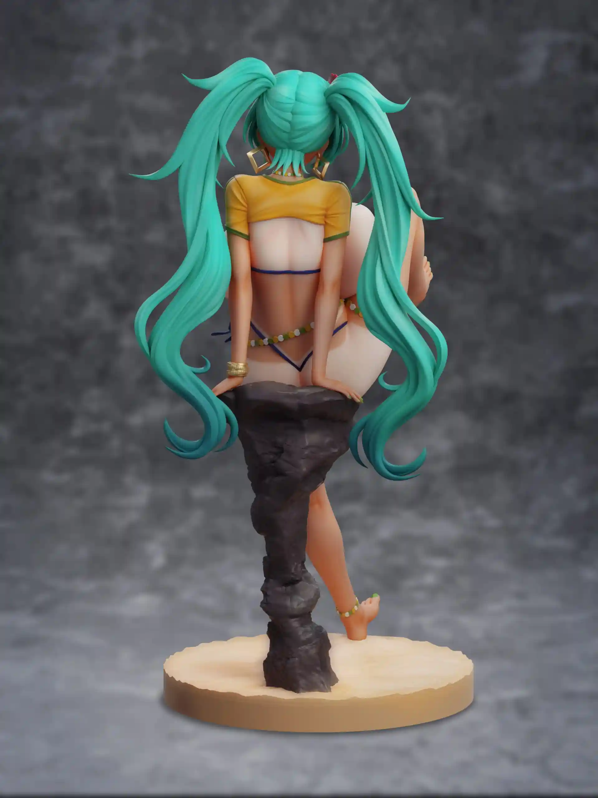 Miku Brasileira tem Figure Hentai com Bandeirinha do Brasil